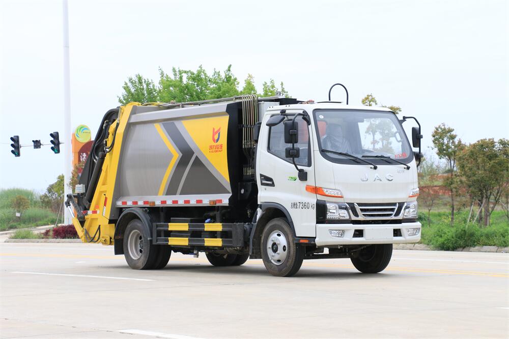 6方壓縮垃圾車(chē)-國(guó)六江淮駿鈴V3 6方壓縮式垃圾車(chē)廠家價(jià)格