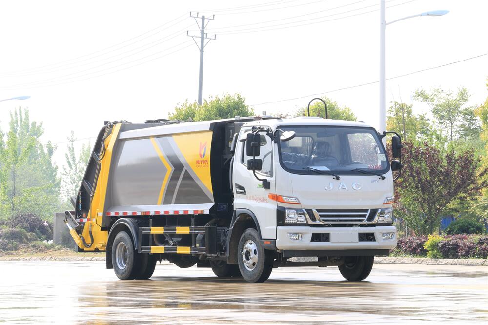 9方壓縮垃圾車(chē)-江淮駿鈴V7國(guó)六9方壓縮式垃圾車(chē)廠家價(jià)格