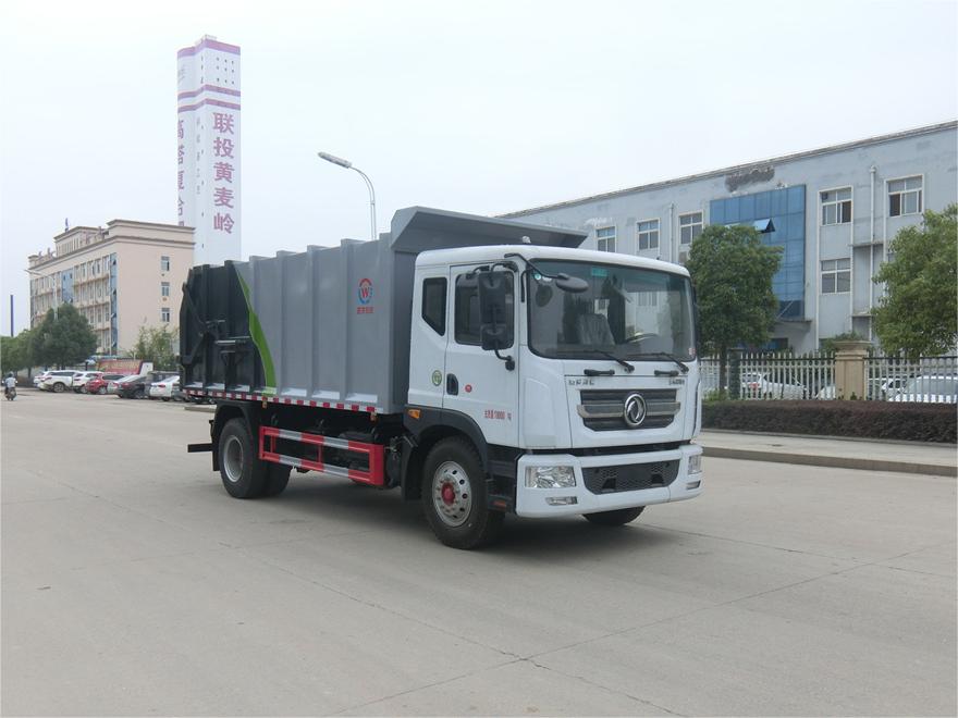 18方對(duì)接式垃圾車-WLW5180ZDJE東風(fēng)D9多利卡對(duì)接式壓縮垃圾車廠家